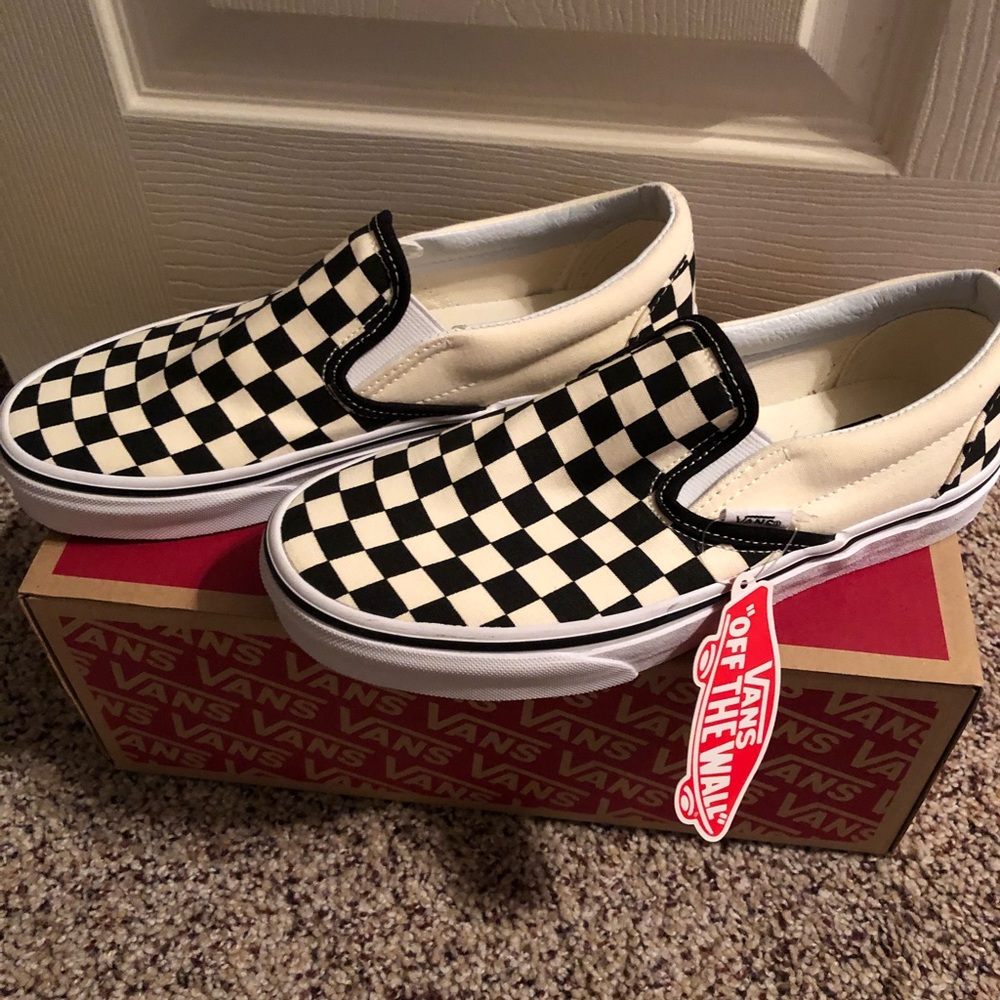 Vans Slip on checkerboard skate shoe